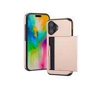 imoshion imoshion Coque arrière avec porte-cartes iPhone 16 Rose Dorée Rose dorée