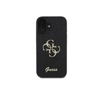 CG Mobile Guess GUHCP16MHG4SGK Coque pour iPhone 16 Plus 6,7" Noir Rigide Fixé Paillettes Big 4G