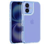 Coque pour iPhone 16 Plus Coins Antichoc Bumper Bleu Clair