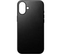 Coque pour iPhone 16 Plus Compatible MagSafe Antichocs en Cuir Noir