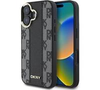 Coque pour iPhone 16 Plus Compatible MagSafe Motif à Carreaux Ultra-Chic DKNY Noir Noir G