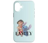 Coque pour iPhone 16 Plus Disney 100 Anniversary Lilo & Stitch D100 Citation Ohana