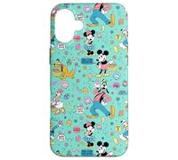 Coque pour iPhone 16 Plus Disney Mickey Mouse and Friends Retro Spring Easter Pattern