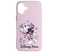 Coque pour iPhone 16 Plus Disney Mom Minnie & Flowers Family Trip Mother’s Day Gift