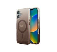 CG Mobile Guess GUHMP16MHGRCELW Coque Rigide pour iPhone 16 Plus 6,7" Marron