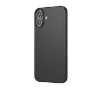 Coque pour iPhone 16 Plus MagSafe Silicone Oléophobe et Anti-rayures Noir