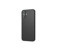 Coque pour iPhone 16 Plus MagSafe Silicone Oléophobe et Anti-rayures Noir