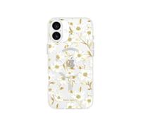 Coque pour iPhone 16 Plus Motif Sunshine Floral Compatible MagSafe Blanc / Jaune
