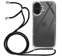 Avizar Coque pour iPhone 16 Plus Silicone Antichoc avec Cordon Tressé