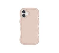 Coque pour iPhone 16 Plus Silicone Antichoc série Candy Beige