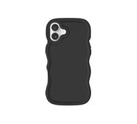 Coque pour iPhone 16 Plus Silicone Antichoc série Candy Noir