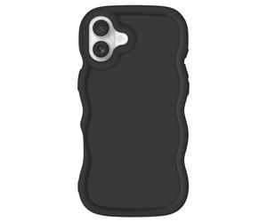 Coque pour iPhone 16 Plus Silicone Antichoc série Candy Noir