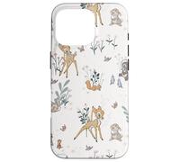 Coque pour iPhone 16 Pro Disney Bambi et Thumper Floral