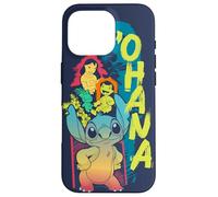 Coque pour iPhone 16 Pro Disney Lilo & Stitch Beach Vibes avec Nani & Scrump 'Ohana
