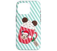 Coque pour iPhone 16 Pro Disney Mickey Mouse Hot Chocolate Cocoa Mug Happy Christmas
