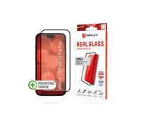 Coque pour iPhone 16 Pro - DISPLEX - Verre intégral - Noir - Protection maximale - Rigide