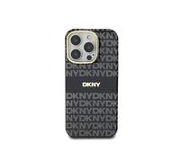 DKNY Coque pour iPhone 16 Pro – MagSafe – TPU souple motif noir