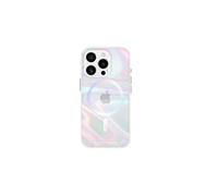 Coque pour iPhone 16 Pro MagSafe Modèle Soap Bubble Iridescente Multicolore
