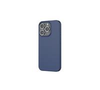 Coque pour iPhone 16 Pro MagSafe Silicone Oléophobe et Anti-rayures Bleu
