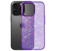Coque pour iPhone 16 Pro Max - AVIZAR - Tutti Frutti Violet - Antichoc Souple - Bords surélevés