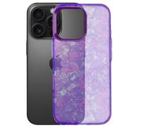 Coque pour iPhone 16 Pro Max Antichoc Souple Tutti Frutti Avizar Violet