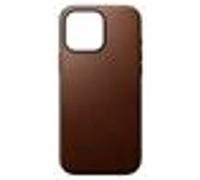 Coque pour iPhone 16 Pro Max Compatible MagSafe Antichocs en Cuir Nomad Marron Brun G