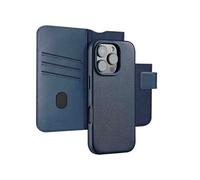 Coque pour iPhone 16 Pro Max Cuir véritable Nightfall Blue