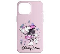 Coque pour iPhone 16 Pro Max Disney Mom Minnie & Flowers Family Trip Mother’s Day Gift