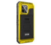 Coque pour iPhone 16 Pro Max en Silicone Étanche IP68 et Antichoc Noir / Jaune