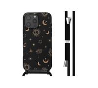 imoshion imoshion Coque design en silicone avec cordon iPhone 16 Pro Max Sky Black Multicolore