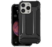 Coque pour iPhone 16 Pro Max Hybride Coins Renforcés Anti-chutes 1.8m Noir