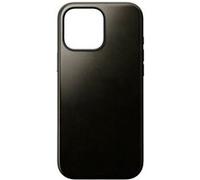 Coque pour iPhone 16 Pro Max MagSafe Luxueuse en Cuir Horween Nomad Noir Noir G