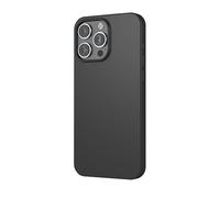 Coque pour iPhone 16 Pro Max MagSafe Silicone Oléophobe et Anti-rayures Noir