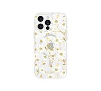 Coque pour iPhone 16 Pro Max Motif Sunshine Floral Compatible MagSafe Blanc / Jaune