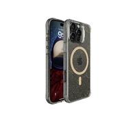 imoshion Coque arrière transparente pailletée avec MagSafe pour l'Apple iPhone 16 Pro Max - Or