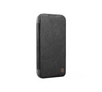 Coque pour iPhone 16 Pro Max Qin Prop Leather Case - - BlackActive