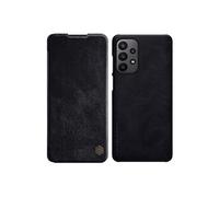 Coque pour iPhone 16 Pro Max Qin Prop Plain Leather Case - - BlackActive