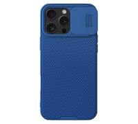 Coque pour iPhone 16 Pro Max Rigide Magnétique CamShield PRO Bleu