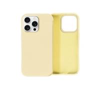 Coque pour iPhone 16 Pro Max Semi-rigide Soft-touch Anti-traces Jaune