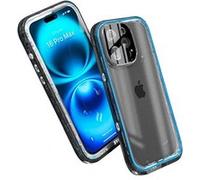 Catalyst Coque Total Protection Étanche pour iPhone 16 Pro Max - Noir, Résistante aux Chocs, Étanchéité Jusqu’à 10m, Protection Contre Les Chutes, Design Antitrace, Interrupteur de Sourdine