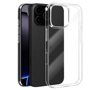 Mayaxess Coque pour iPhone 16 Pro Max Silicone Souple Transparent