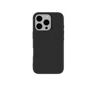 Coque pour iPhone 16 Pro Max Silicone Souple Revêtement Fin Noir