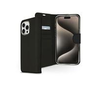 Accezz Étui de télephone Wallet pour Apple iPhone 16 Pro Max - Noir