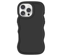 Coque pour iPhone 16 Pro Silicone Antichoc série Candy Noir