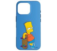 Coque pour iPhone 16 Pro The Simpsons Bart Simpson Bleu ciel