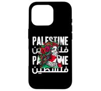 Coque pour iPhone 16 Pro Une fille palestinienne avec un bandana palestinien Palestine
