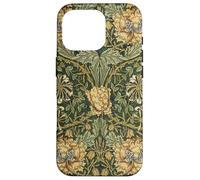 Coque pour iPhone 16 Pro William Morris Papier peint Chèvrefeuille Art Déco Nouveau