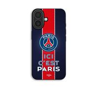 Coque Pour iPhone 16 PSG logo ici c'est Paris Maniacase