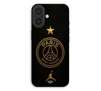 Coque Pour Iphone 16 Psg Logo Jordan Doré Étoile Champion Maniacase