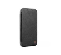 Coque pour iPhone 16 Qin Prop Leather Case - - BlackActive